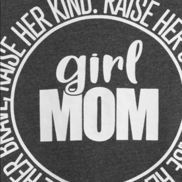 Positivitees Womens Girl Mom Tshirt New Black - Picture 2 of 4